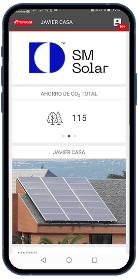 Ahorro de CO2 con SMSOLAR